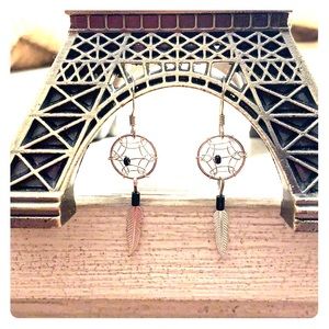 Dream catcher earrings